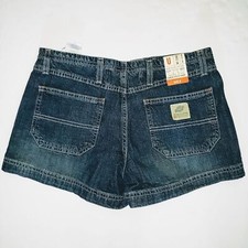 American Eagle Shorts Womens 0 XXS XS Cargo Dark Denim Jean VTG 00's NWT NEW