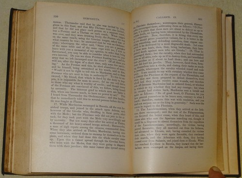 Antique "HERODOTUS" Baehr Geographical Map Henry Cary Harper's Library Book - Picture 12 of 12