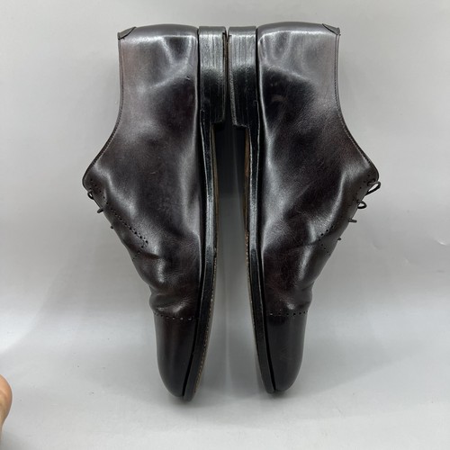 Paul Stuart's Choice Cap Toe Shoes Men Size 11 D US, 10 UK Leather Lace Oxford - Picture 6 of 11