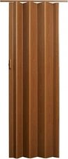 EN3280FL Encore Interior Accordion Folding Door, 24-36 X 80 Inches, Fruitwood