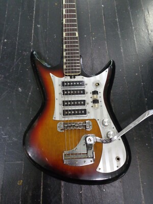 TEISCO Del Rey エレキギター KEP-10T　1960年代　日本製 Vintage 1960s Teisco Del Rey ET-460 / ET-312 / K-3L | eBay