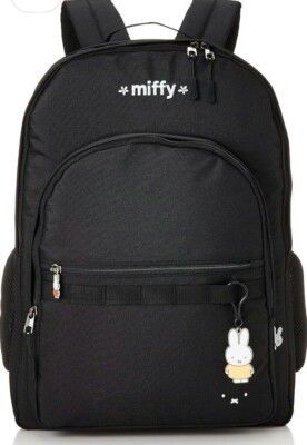 NEW Miffy Face Backpack Bag Black 30L Adult Size Japan Limited W32×H44×D17cm