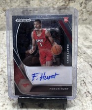 Feron Hunt 2021-22 Panini Prizm Draft Rookie Auto Base #DP-FHU