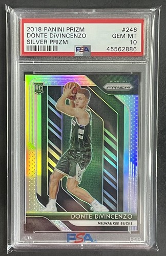 2018 Donte DiVincenzo [Silver Prizm] #246