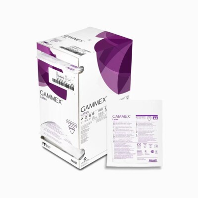 Ansell GAMMEX puderfreie OP-Handschuhe, 50er Pack (8,5)