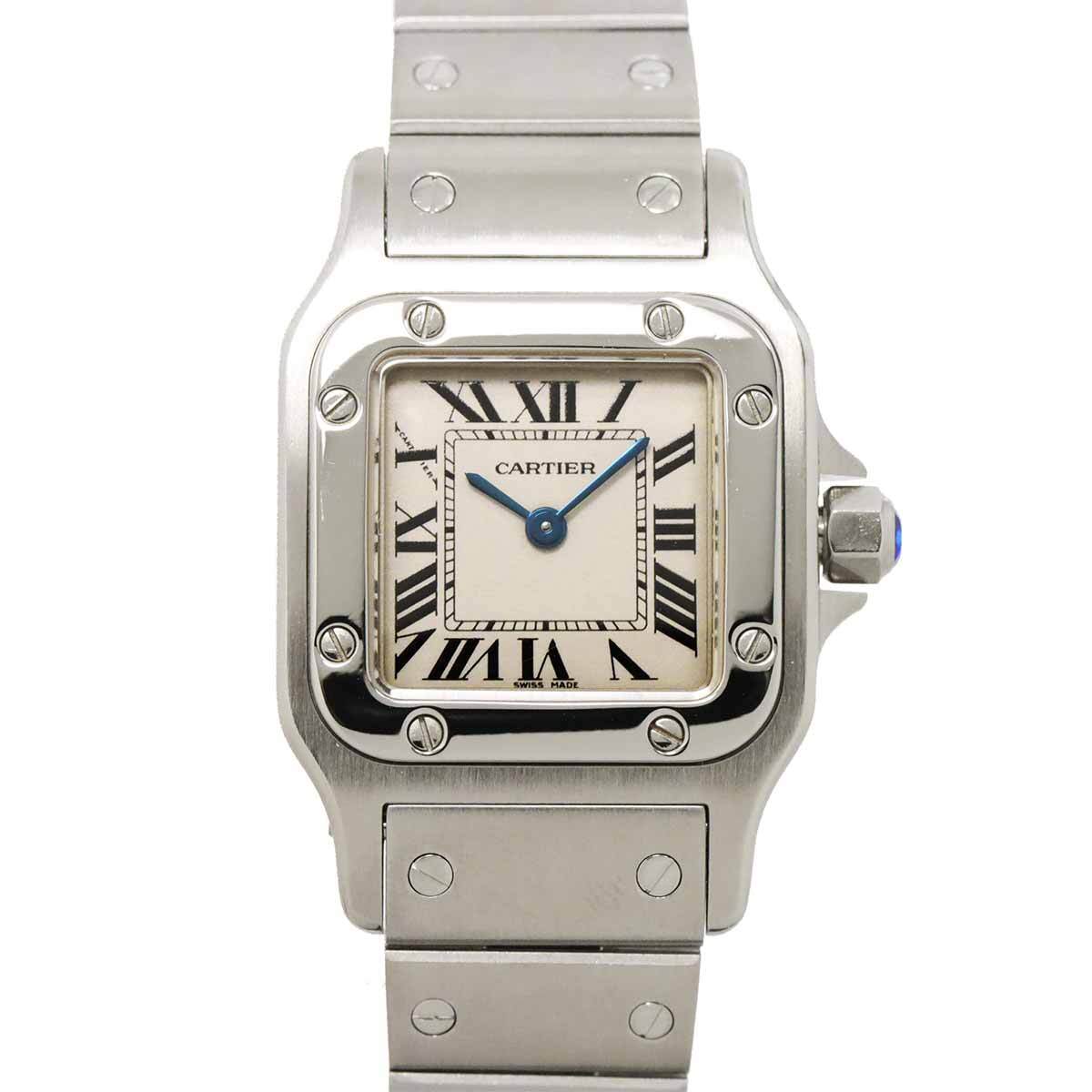 Cartier Santos Galbee SM W20056D6 Cream Dial Quartz Ladies  display picture 1