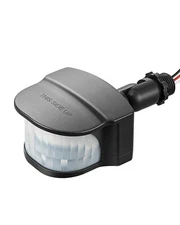 EDISHINE Motion Sensor, Automatic Dusk to Dawn, Security Floodlight Sensor Black