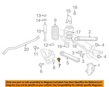 CHRYSLER OEM 13-18 2500 Suspension Components-Trailing Arm Lock Nut 6513357AA