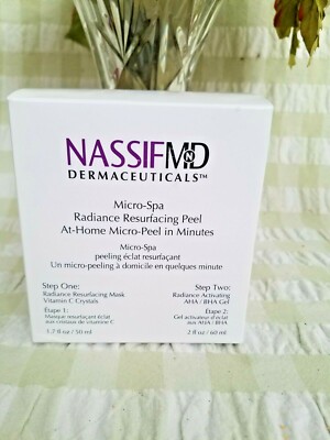 Nassif Micros-Spa Radiance Resurfacing Micro-Spa At home Micro Peel Kit NIB 