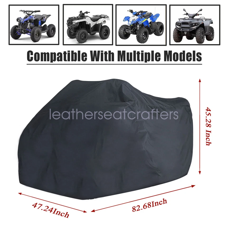 Cubierta para ATV Impermeable Resistente 4 Ruedas Cubierta Cuádruple Exterior Protector UV - XL Foto 2 de 4