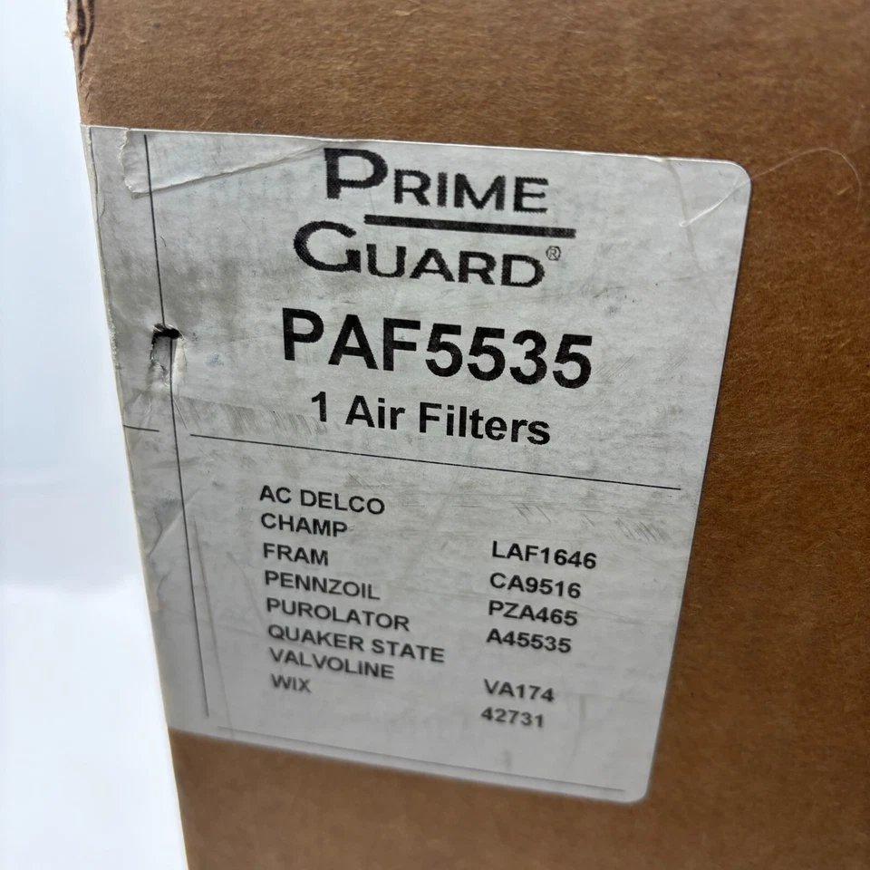 FILTRO DE AIRE PRIME GUARD PAF5535, POWER CORE, P603577, FEB 09C HECHO EN EE. UU. 🎯 Foto 2 de 4