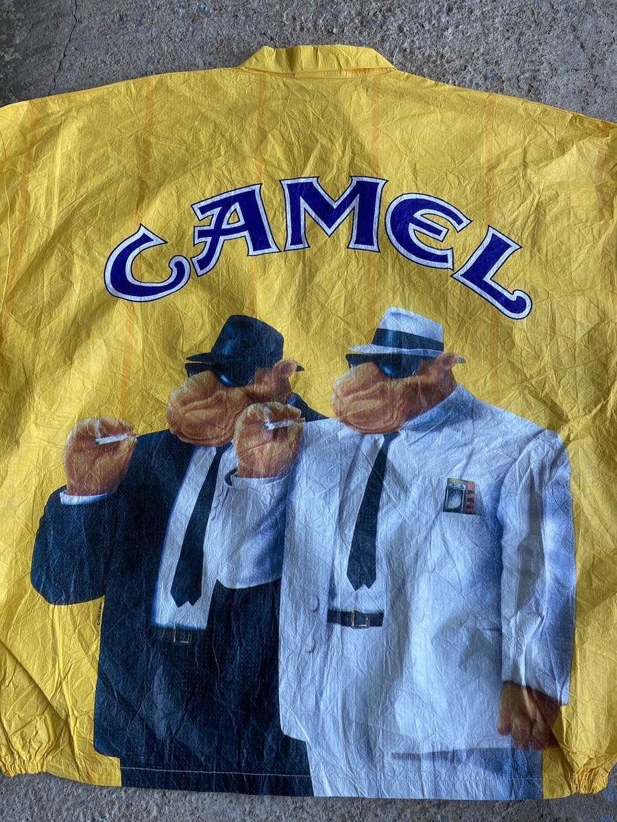 Vintage 1992 Camel Cigarettes Joe Camel Tyvek Zip Up Vintage 1992 Camel Cigarettes Joe Camel Tyvek Zip Up