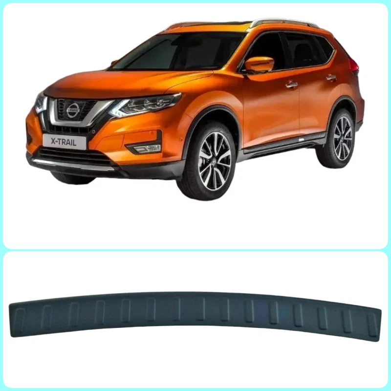 Abs Plastic Rear Bumper Protector (Black) For Nissan X-Trail T32 2018-2021 - Picture 1 of 4