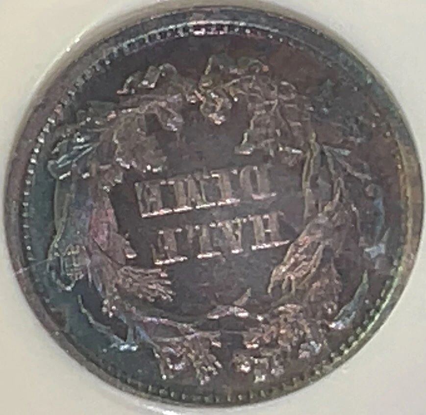 1869 US Mint Seated Liberty Half Dime NGC/ANACS PR64 Super Rare In This Grade! - Image 3 of 4