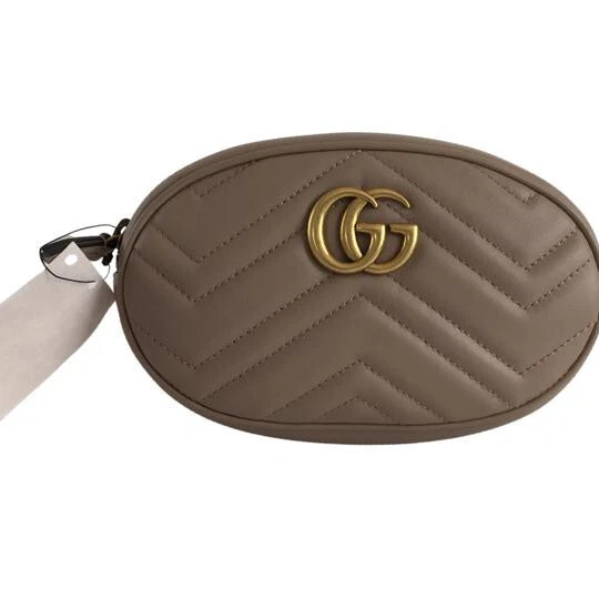 Gucci Women s Calfskin Matelasse GG Marmont Crafted Belt Bag 75 30