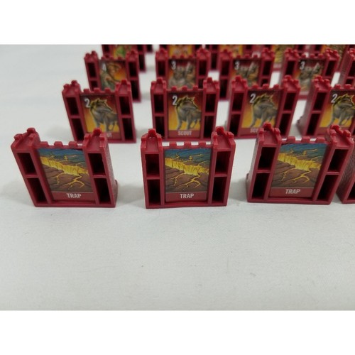 Stratego Red Replacement Game Pieces Set Of 30 Fire & Ice 2008 Parts Army - Picture 7 of 10
