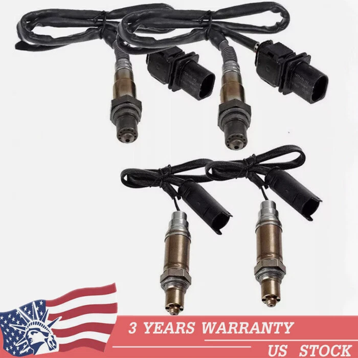 Sensor de oxígeno O2 4 piezas aguas arriba+abajo para BMW M5 M6 2006 2007 2008 2009 2010 5,0 L Foto 2 de 4