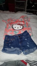 Girls Size 4T Shorts And Shirt