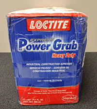 LOCTITE POWER GRAB HEAVY DUTY CONSTRUCTION ADHESIVE, 10.1 FL. OZ. BOX OF 12 