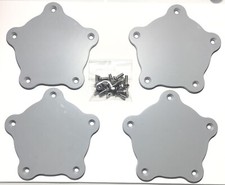 Torq Thrust Flat Center Cap Set For American Racing Wheels 3d Printed 316 Tall