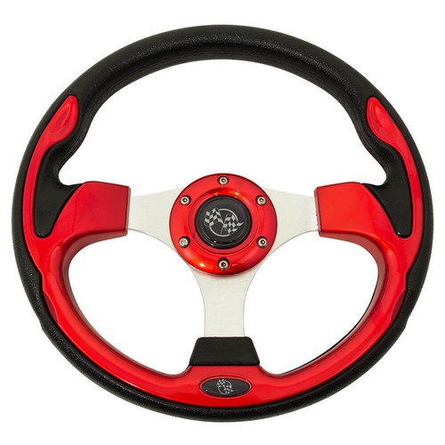 GTW 12,5" Kohlefaser Rallye Golfwagen Lenkrad für Club Car Precedent - Bild 13 von 15