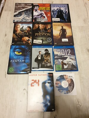  Action Film  Sammlung  (DVDs & Blu-Ray) 8 Filme + 2 BONUS