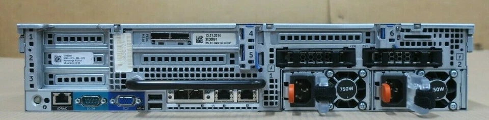 Dell PowerEdge R720xd 2x 8C E5-2650v2 192GB Ram 22x 1TB + 2x 300GB HDD 2U Server - Image 2 of 2