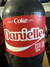 Share a Coke with   Danielle   2025 Personalized Gift Coca~Cola Bottle 20oz