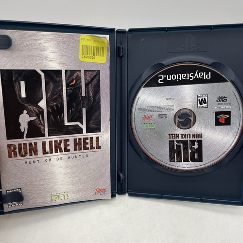 Run Like Hell (Sony PlayStation 2, 2002) completo CIB + scheda reg testata - Foto 5 di 7