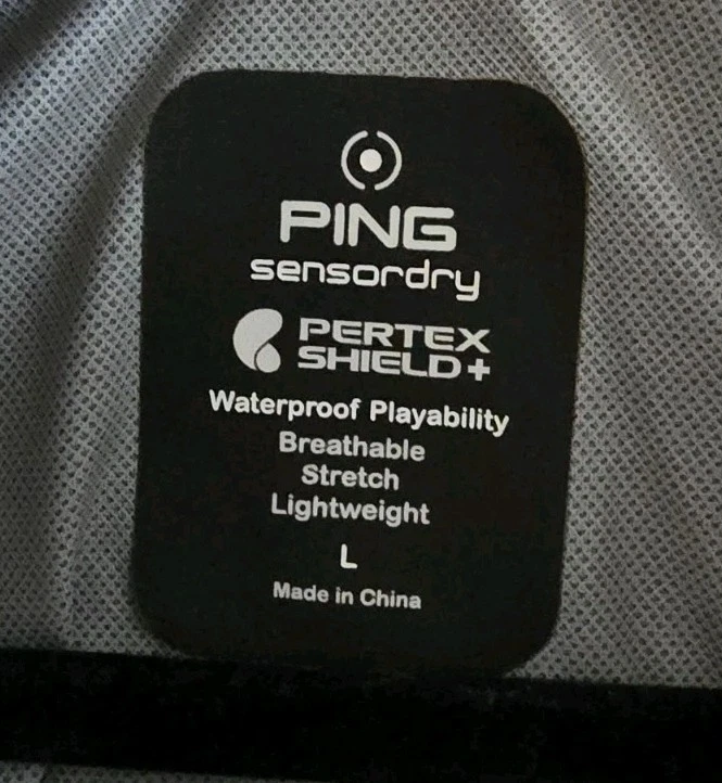 Куртка мужская PING Sensordry Pertex Shield дождевая на молнии L черная водонепроницаемая - Изображение 2 из 4