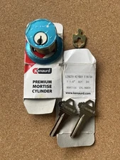 Kenaurd Premium Mortise Cylinder 1″  26D SC1 Solid Brass 5-Pin w 2 Key