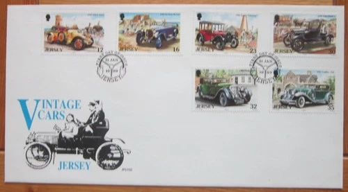 1989 Vintage Cars Jersey First Day Cover Last One