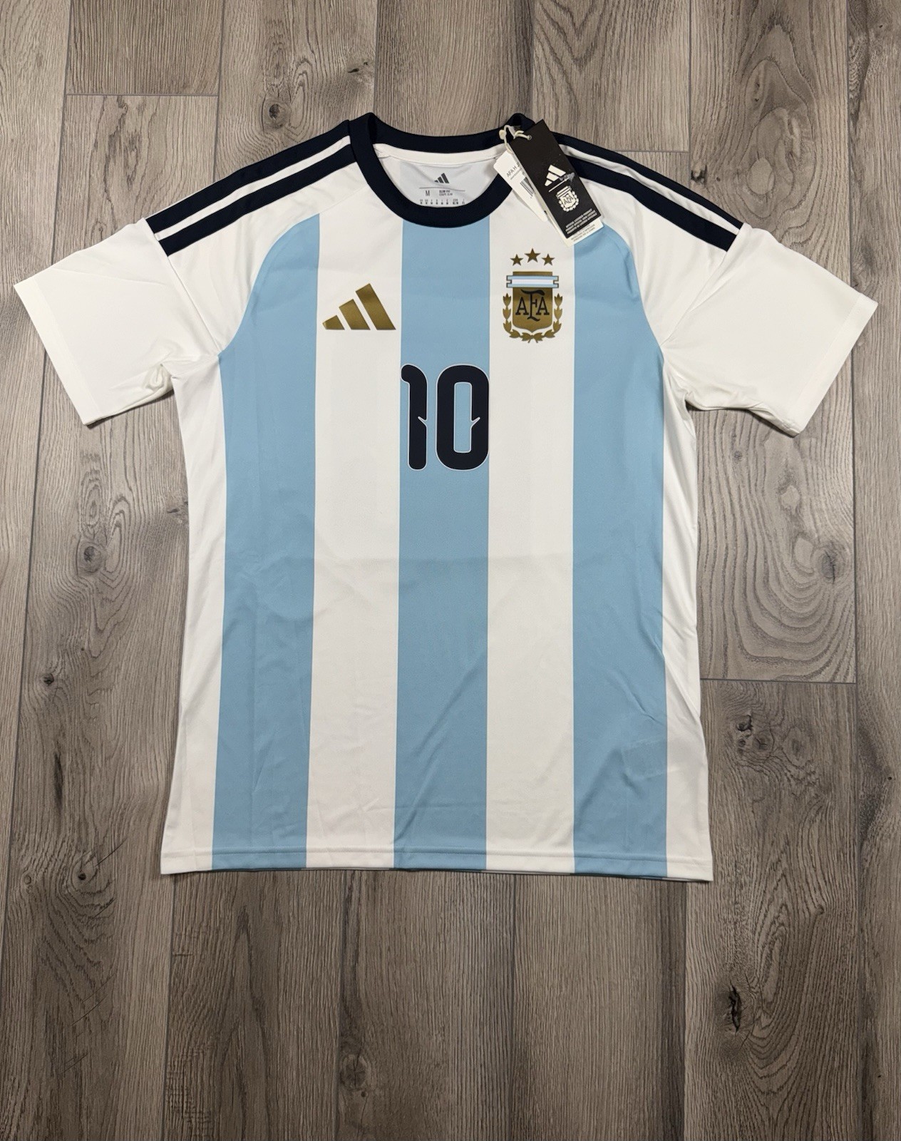 Adidas Lionel Messi Argentina #10 Soccer Jersey Men M NWT AFA