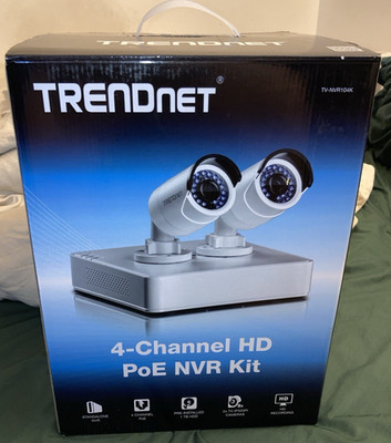 TRENDnet Standalone 4-Channel PoE Full HD Network Video Recorder Kit TV-NVR104K