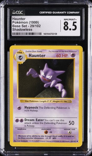 Haunter (Shadowless) graded CGC 8.5 for sale on eBay