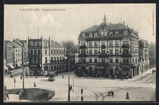 Ansichtskarte Hannover, Straßenbahn auf dem Aegidientorplatz 