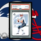 Tom Brady - 2002 SP Authentic #1 Upper Deck - PSA 10 Gem Mint - Patriots