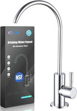 ESOW Kitchen Water Filter Faucet, 100 Lead-Free Drinking Water Faucet Fits Most