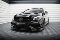Maxton Design Frontlippe V.4 Passend FüR Mercedes-Amg Cla 45 Aero C117 Fl Schwar