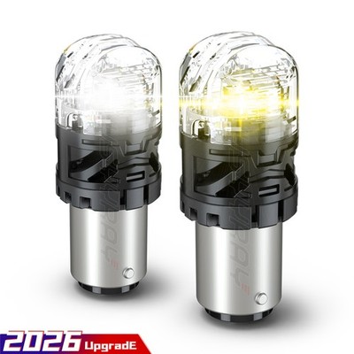 for Hyundai Elantra 1999-2020 2x Switchback LED Front Turn Signal Light Bulbs