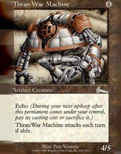 Urza's Legacy #134 Thran War Machine