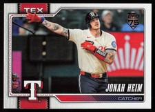 2026 Topps Series 1 Celebration Jonah Heim #78 Texas Rangers