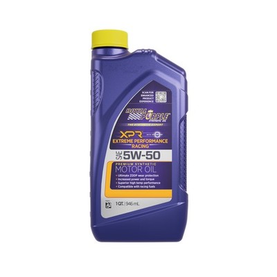 Royal Purple XPR Synthetic Extreme Performance 5W-50 Racing Oil - 1 Quart - Case