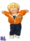 1982 Coleco Cabbage Patch Kids Doll With Vintage Orange Windbreaker Outfit