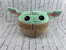 Squishmallow Star Wars Plush Toy (The Child/Baby Yoda)|Green & Brown| 22cm.