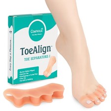Comfwalk ToeAlignTM Toe Separators Bunion Corrector for Men Women