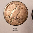 Mixed Grades Circulated Complete 24 Coin Peace Silver Dollar Full Set, 1921-1935 — photo 9