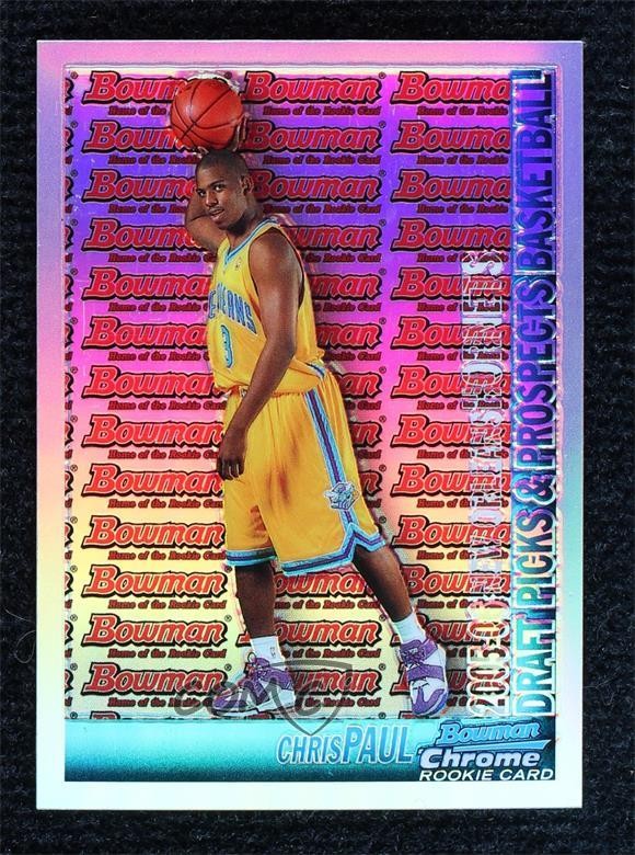2005-06 Bowman Draft Chrome Refractor 212/300 Chris Paul #111 0q2