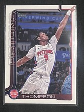 2025-26 Topps Flagship Basketball Ausar Thompson-#44. Detroit Pistons