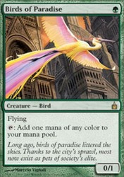 Birds of Paradise #153 Ravnica: City of Guilds MTG Rare
